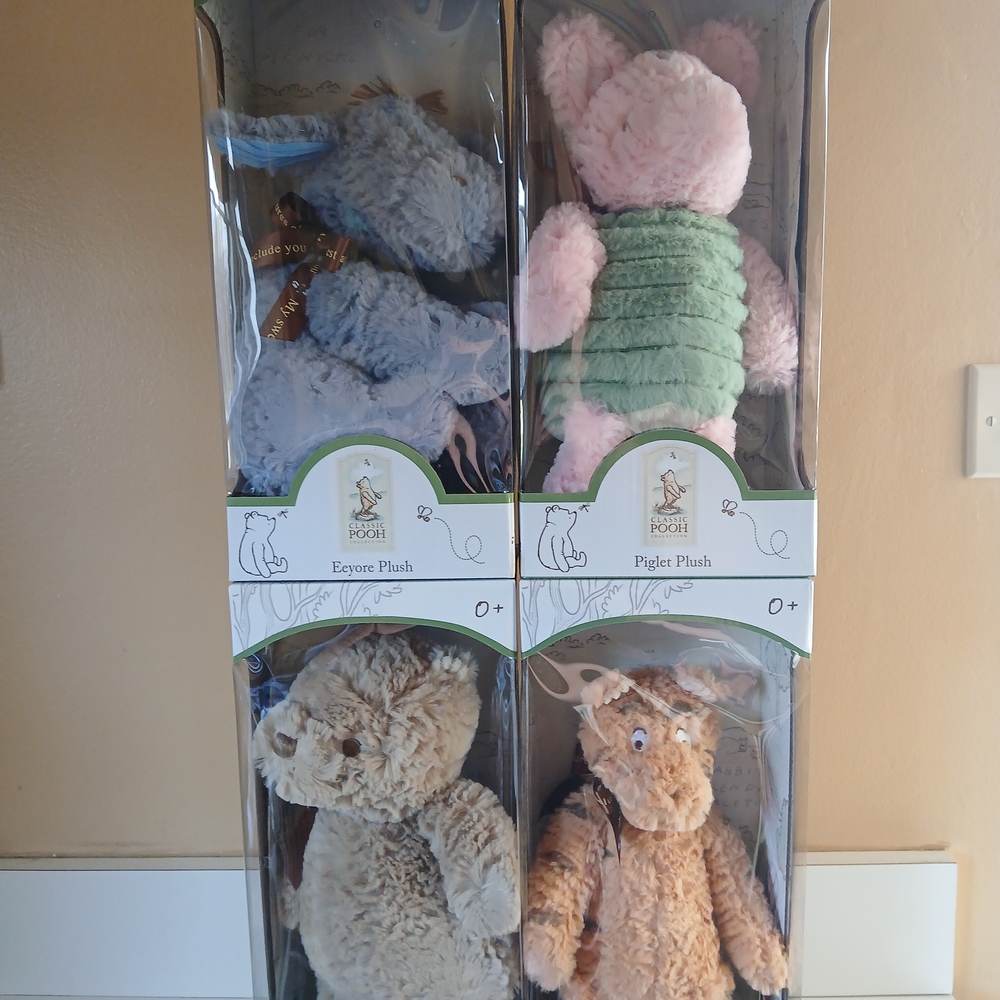 Aldi Exclusive Disney Classic Winnie the Pooh & Friends Plush Collection